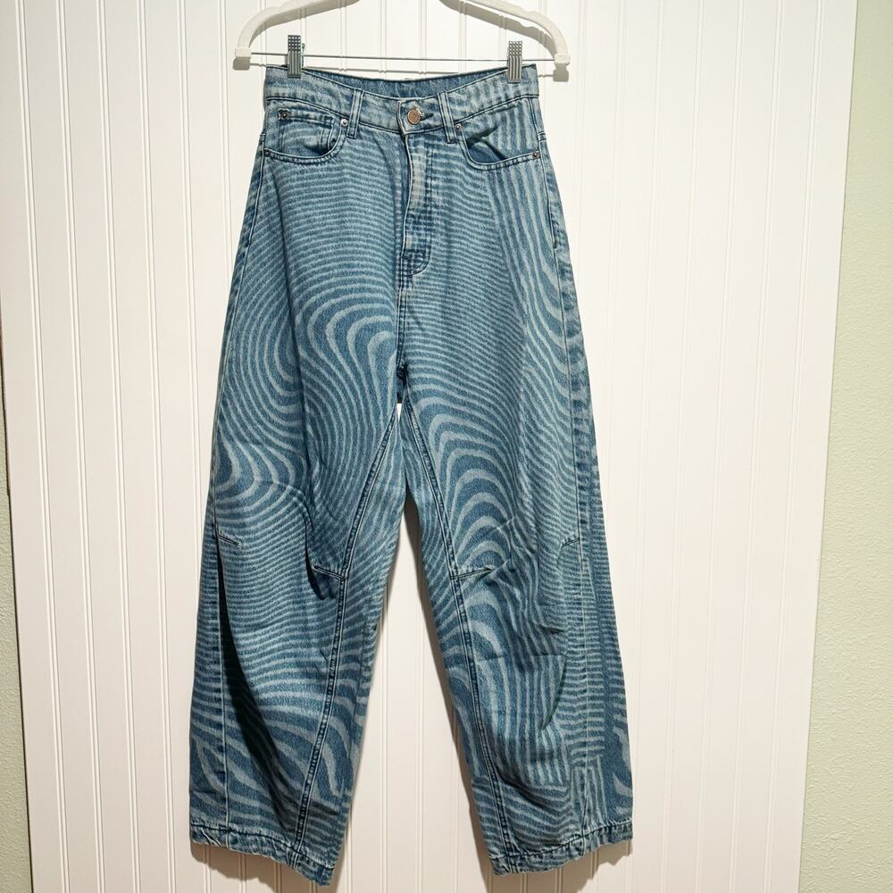 BDG Urban Outfitters High Rise Extreme Baggy Jeans Size 27 - Picture 2 of 8